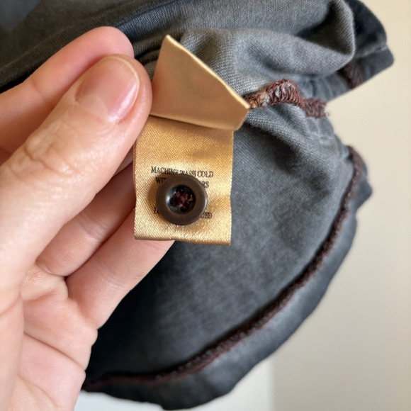 True Grit Polo Shirt Mens Size Large Black Collared Long‎ Sleeve - Picture 6 of 7